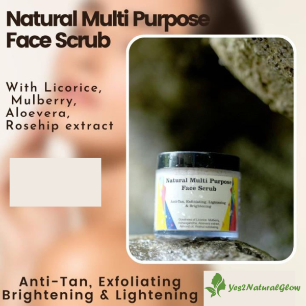 natural multi purpose face scrub